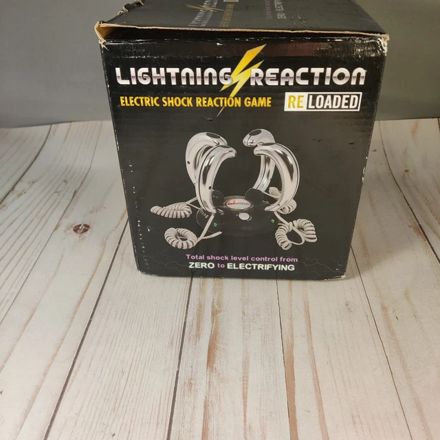 LIGHTNING REACTION RELOADED, Party Game, Electric Shock Reaction Game