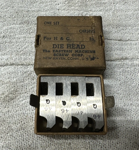 10-24 Thread Chasers for H&G 9/16" Threading Die Head Eastern Machine Screw