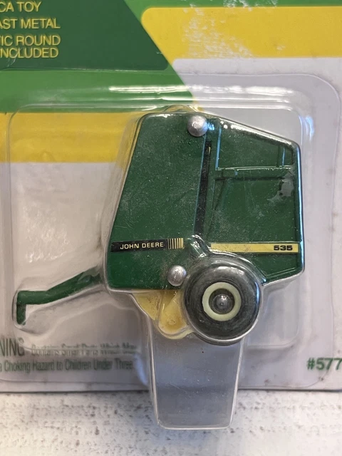 Ertl John Deere 566 Round Baler #577 NOS 1992 1/64 Farm Equipment Toy Green Vtg