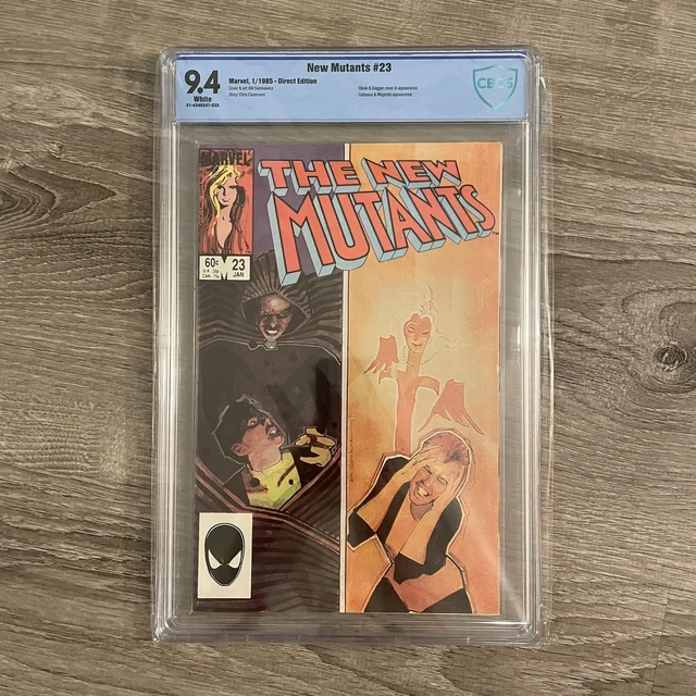 The New Mutants #23 CBCS 9.4 not CGC  (Jan 1985, Marvel)