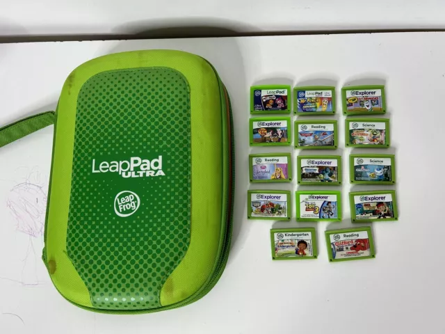 Leappad Ultra Case and Lot 14 Games for Leap Pad 2 - No Leap Pad