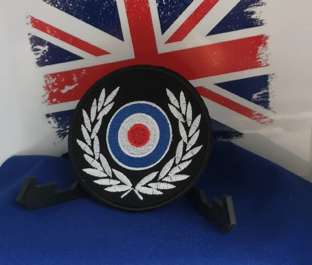 Toppa Ricamata Retrò SKA Trojan Style Scooter - 10 Cm - UK