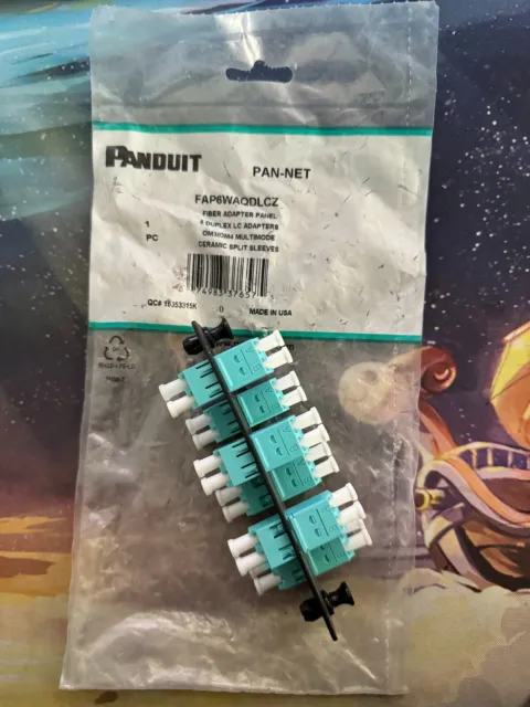 Panduit FAP6WAQDLCZ Optical Fiber Adapter Panel The packaging has been opened！！
