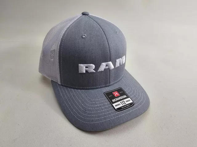 Dodge Ram Trucker Hat, Cap Dodge RAM Truck Richardson 112 trucker hat, Embroider