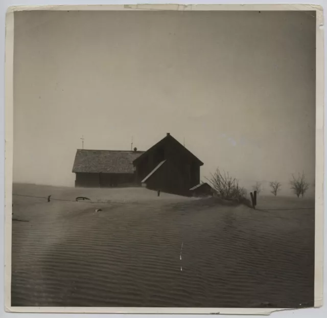 Vintage 1936 Cimarron OK "Dust Storm Damage" FSA Photo #1 by Arthur Rothstein