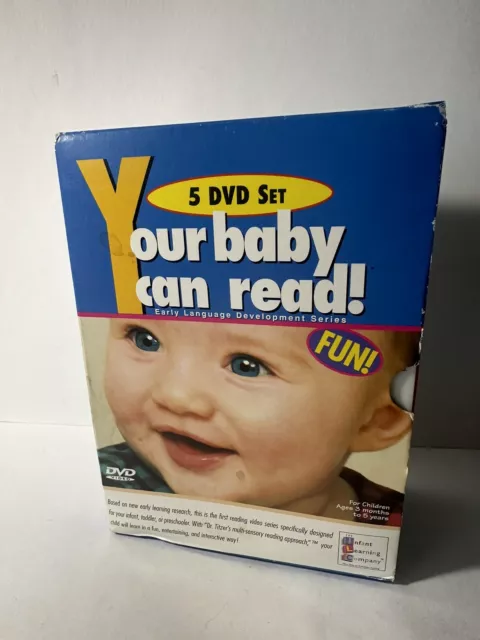 Your Baby Can Read Early Language Interactive Development System 5 Dvd Set