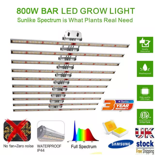 800W 10Bar Full Spectrum w/Samsungled Grow Light Full Spectrum Commercial Indoor