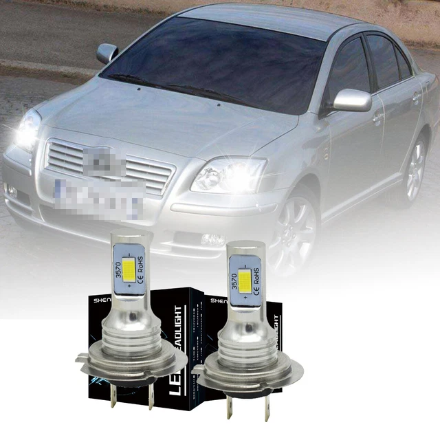 Pack Ampoules LED H7 Toyota Avensis MK3 (2009 à 2018)  - Kit LED