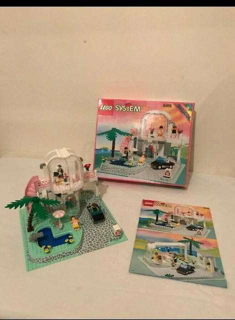LEGO SYSTEM PARADISA Set 6416. Poolside Paradise. Complete Box and
