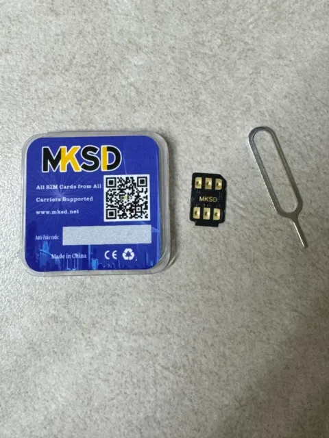 MKSD5 Ultra Unlock Card RSIM Chip Service iPhone 14 13 12 11 Pro Max X XR 8 7 6