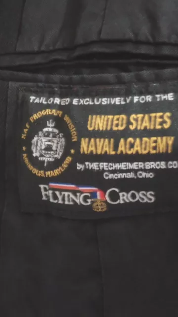 Womens US Navy Cadet Dress Coat Naval Officer Uniform Jacket Black Gold Buttons 3