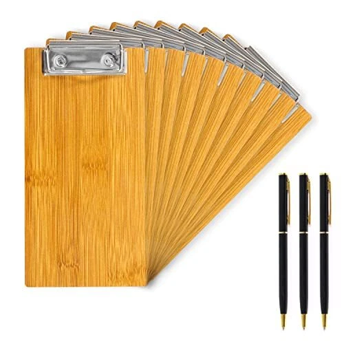 Check Presenters for Restaurants (8" X 4") Elegant Wood Check Presenters,