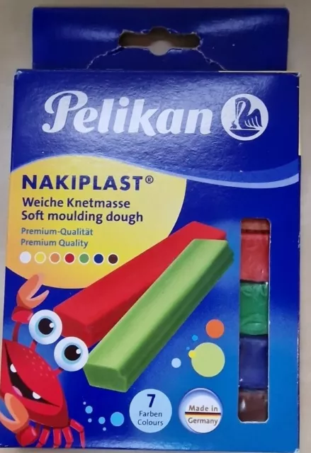 4830 Pelikan, Kinderknete, Nakiplast®, 7 Farben, Knete