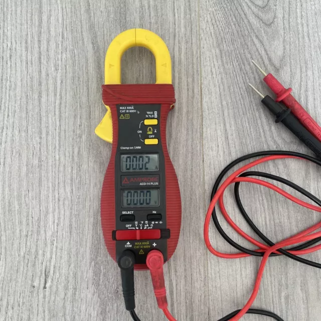 Amprobe - ACD-14 PLUS Dual Display Digital Clamp Multimeter/Temperature