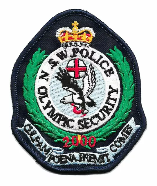 Patch Australia Police Nsw New South Wales Australian Olympic Security 2000