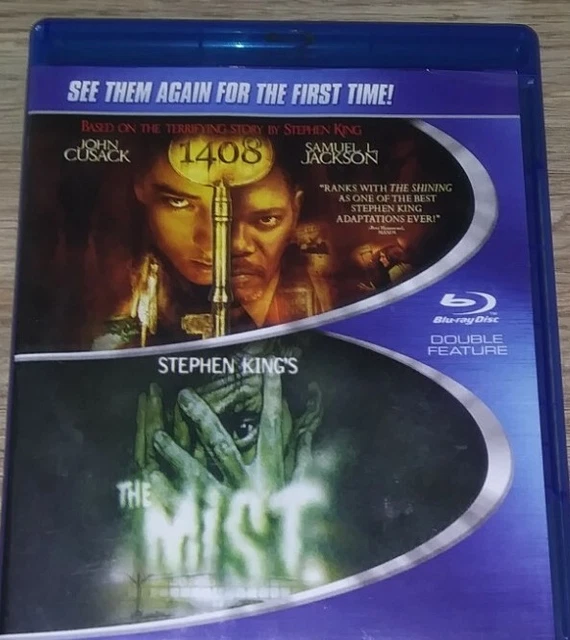 1408 & The Mist Double Feature Blu Ray SET Stephen King RARE OOP HORROR
