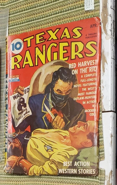 Dime Western Magazine Pulp April 1943 Vol. 66 #2 Texas Rangers -   Very Nice