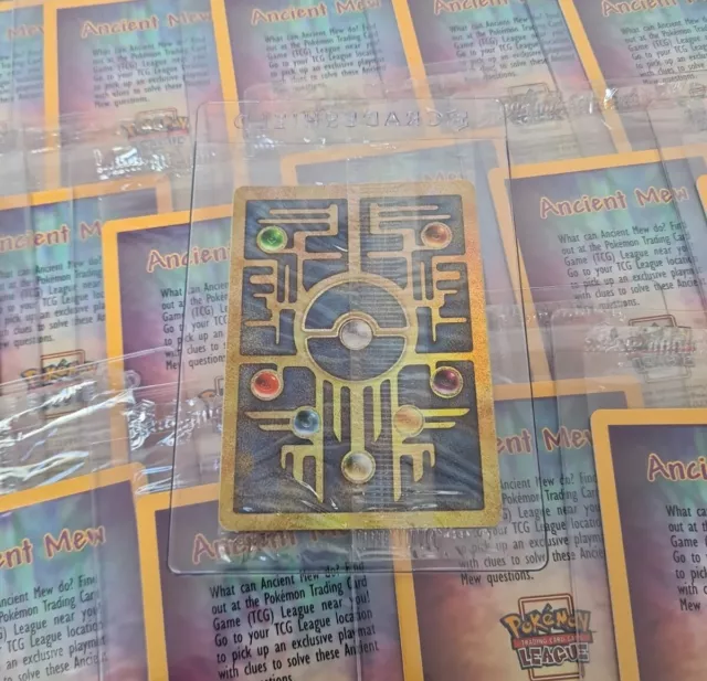 Sealed Ancient Mew 'The Power of One' Movie 2000 Black Star Promo Pokemon Card! 2