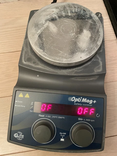 IKA MST D Chemglass OPtiMag Hot Plate Magnetic Stirrer digital safety control z IKA MST D Chemglass OPtiMag Hot Plate Magnetic Stirrer digital safety control z