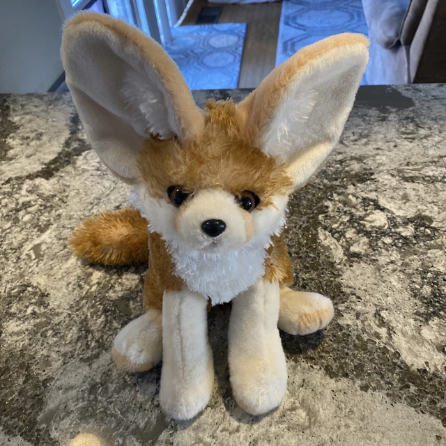 WILD REPUBLIC FENNEC Fox Plush 12" Realistic Stuffed Animal Pre Owned