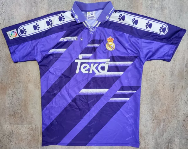 Camiseta Real Madrid Kelme 1995-1996 Shirt Trikot Maillot Maglia