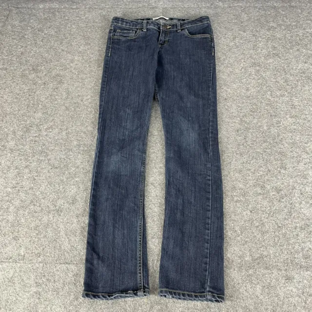 LEVIS 711 Jeans denim elasticizzati blu per bambina W28 L30 (11897)