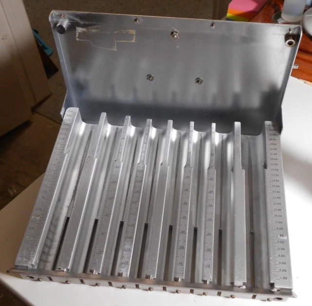 Vintage National Brand Coin Change Sorter Counter Heavy Stainless Steel Metal