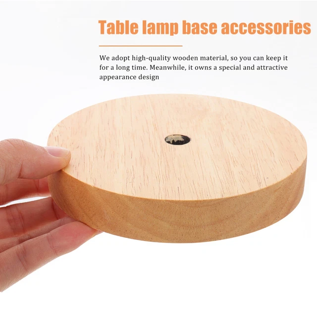 2 PCS PRACTICAL Lamp Base Table Accessories Lightweight Safe £9.68