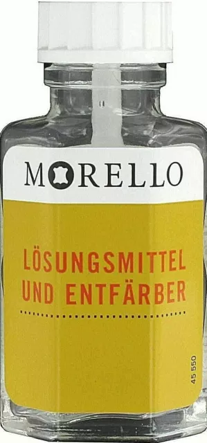 (13,76€/100ml) Entfärber Morello Lösungsmittel farblos zum reinigen 50 ml