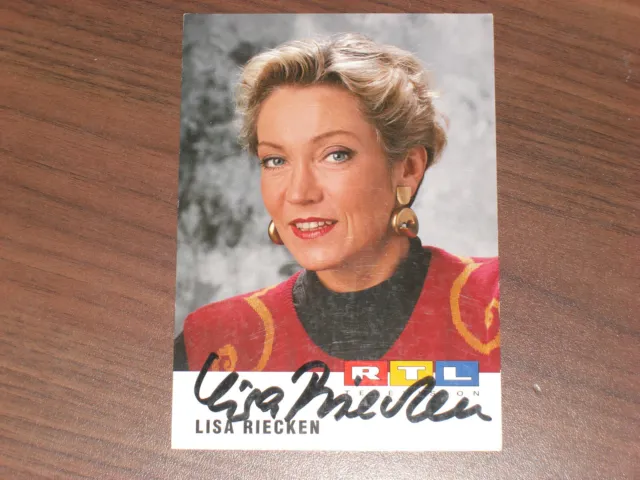 RTL-Autogrammkarte Lisa Riecken, GZSZ, Gute Zeiten, schlechte Zeiten, TOP!