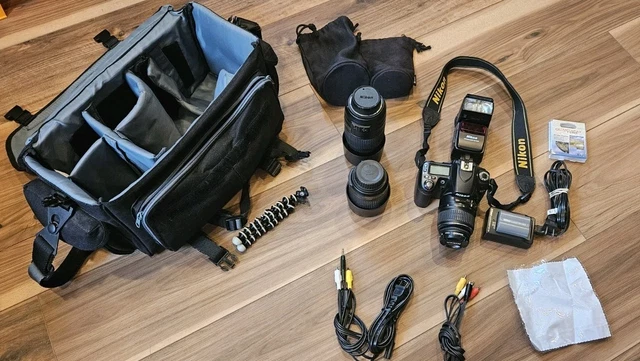 NIKON D80 KIT, [3] Lenses, 18-55, 55-200, 55-300mm, All