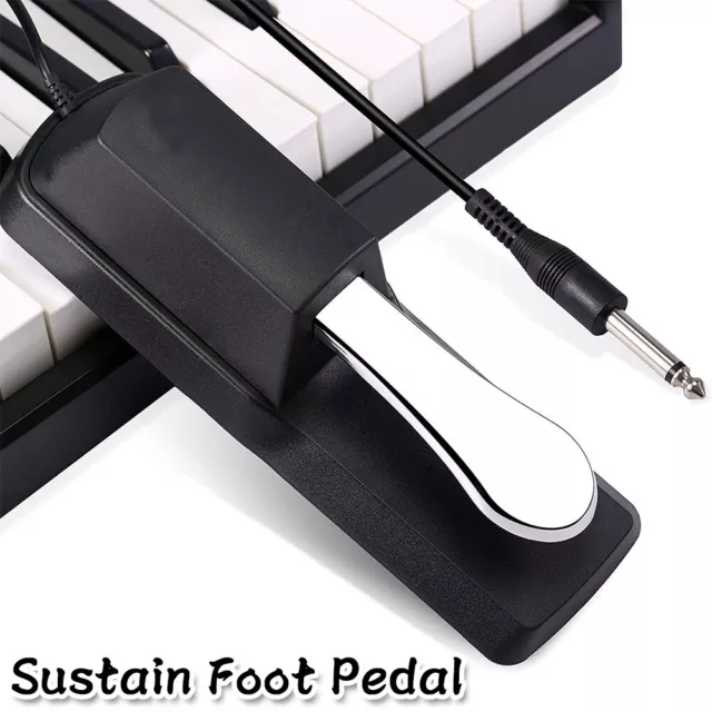 Sustain Pedal For Casio Keyboard Foot Damper Pedal  Footswitch Yamaha Pedal
