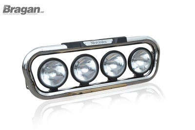 Stufen Pads Passend Für Renault Lkw Grill BAR ABS Kunststoff Polierter Edelstahl 
