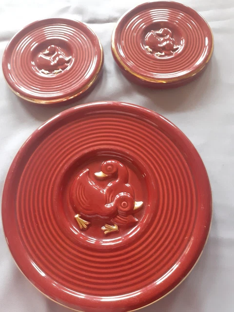 Dessous de plat et accessoires Marron/Multicolore Céramique/Céramique