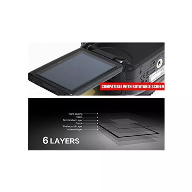 GGS LARMOR IV Optical Glass LCD Screen Protector for Canon 5D MK3, 5Ds, 5Dsr 3