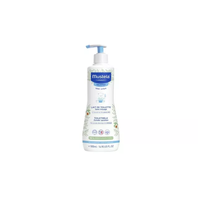 Mustela Lait de Toilette Sans Rinçage 500Ml