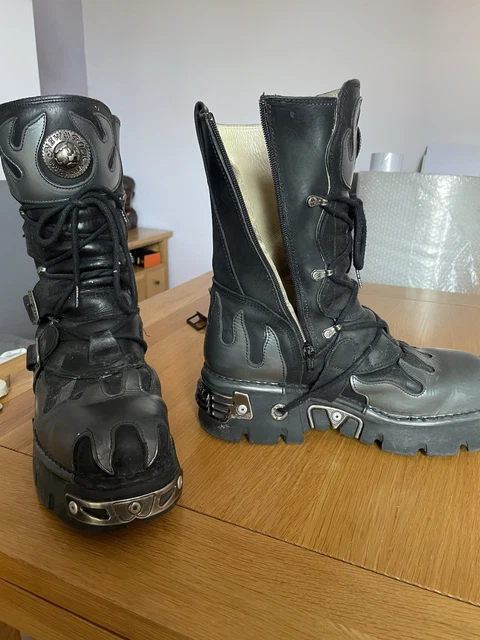 NEW ROCK NR M.391 S4 Black - Boots, Metallic, Unisex £78.70 - PicClick UK