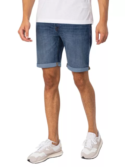 Jack & Jones Men's Rick Denim Shorts, Blue