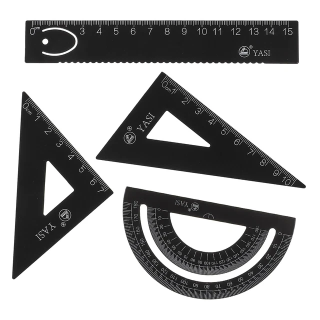 1 juego de ligadores matemáticos -kit de medición geometría -herramientas accesorios de clase matemática para