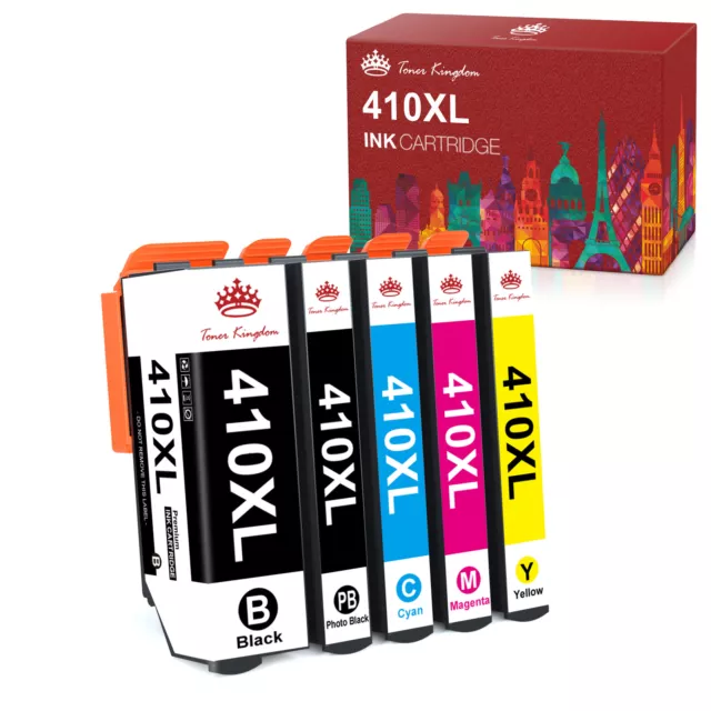 410 XL T410XL Ink Cartridges for Epson Expression XP-635 XP-640 XP-830 XP-7100