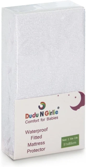 Dudu N Girlie Next2Me Terry Cotton 100% Waterproof Crib Mattress Protector
