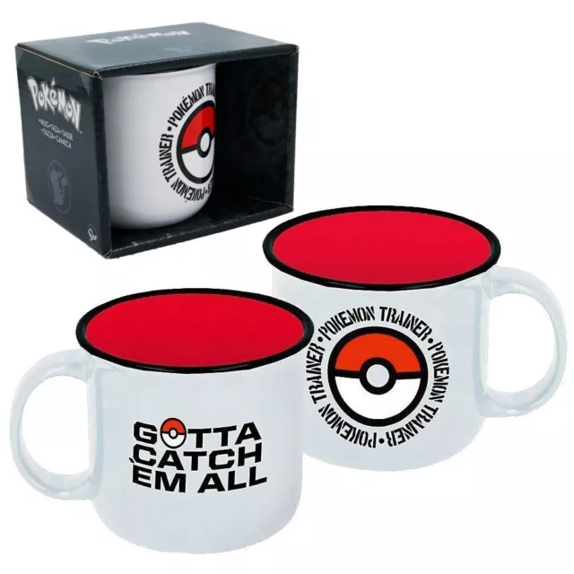 Taza Pokemon Trainer Pokémon 400ML Cerámica En Geschenkbox-Neu