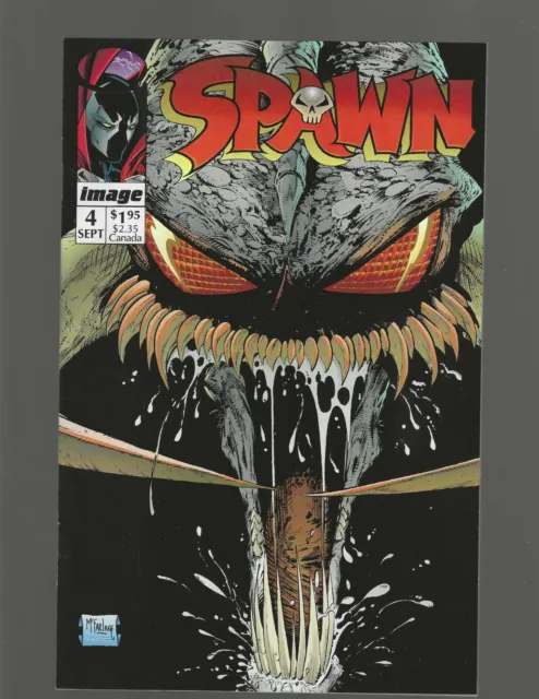 Spawn #4 (Image Comics,1992) Mint 9.6+ McFarlane/Steacy, Violator app, W/Coupon