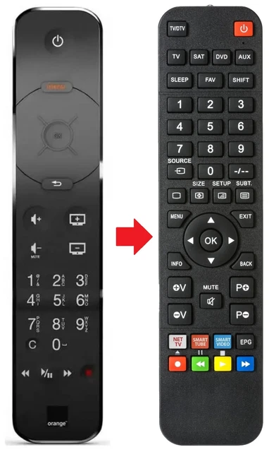 Télécommande Orange Livebox Play TV - Neuf, D'origine, Envoyée Rapidement