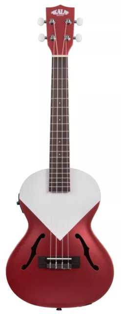 KALA Ka Jte Chrd - Chicago Rouge Archtop Tenor Ukulele,Avec Eq & Boîtier ( Uc-T