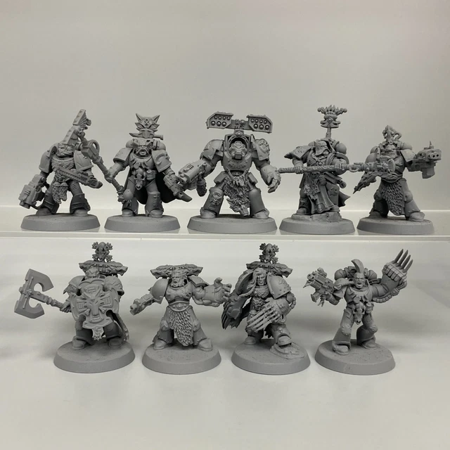 Lot De 5 Space Marines Loups Des Tempêtes (Space Wolves) - Warhammer 40K - Figurines Games Workshop Non Assemblées Et Non Peintes - Armée Complète Ou Renfort