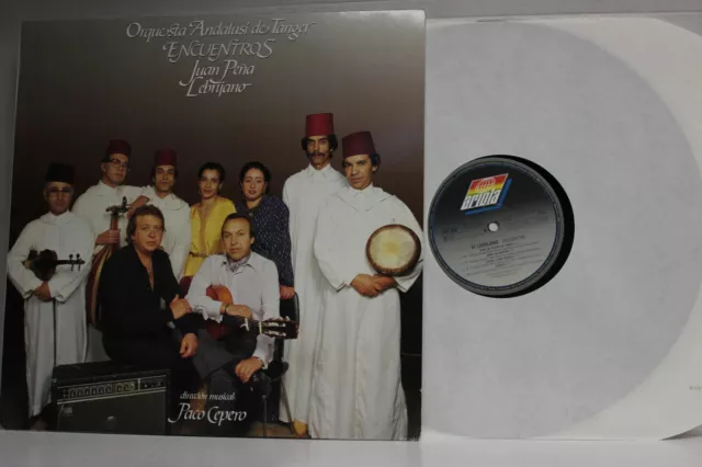 Juan Peña Lebrijano / Orquesta Andalusi De Tanger ‎– Encuentros- LP 1985 D-