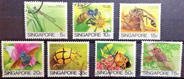 Singapore 1989 Insects Selection Leigh-Marden Printing Very Fine Used