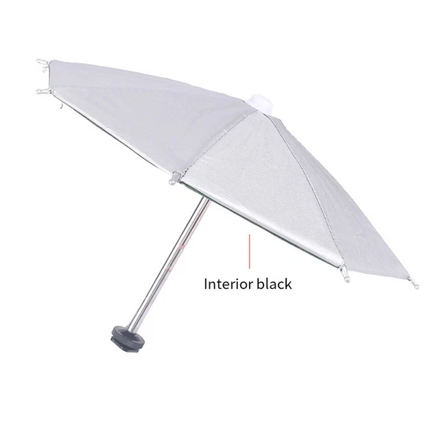 Parapluie Brodé Dentelle Blanche Msiud - Parasol Vintage Fleurs Artisanales Pour Mariage, Photo Et Décoration