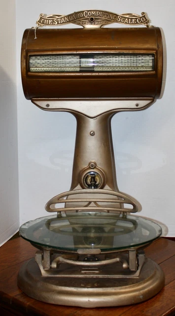 Antique 1917 Standard Computing Scale Co General Store Scale, Detroit. Orig Cond Antique 1917 Standard Computing Scale Co General Store Scale, Detroit. Orig Cond